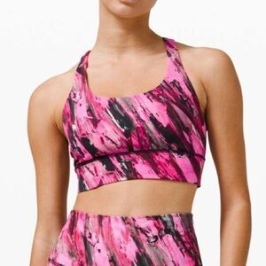 Lululemon Energy Bra Long Line *Medium Support, B–D Cup - Sz 8